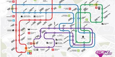 Go kl都市バス-地図