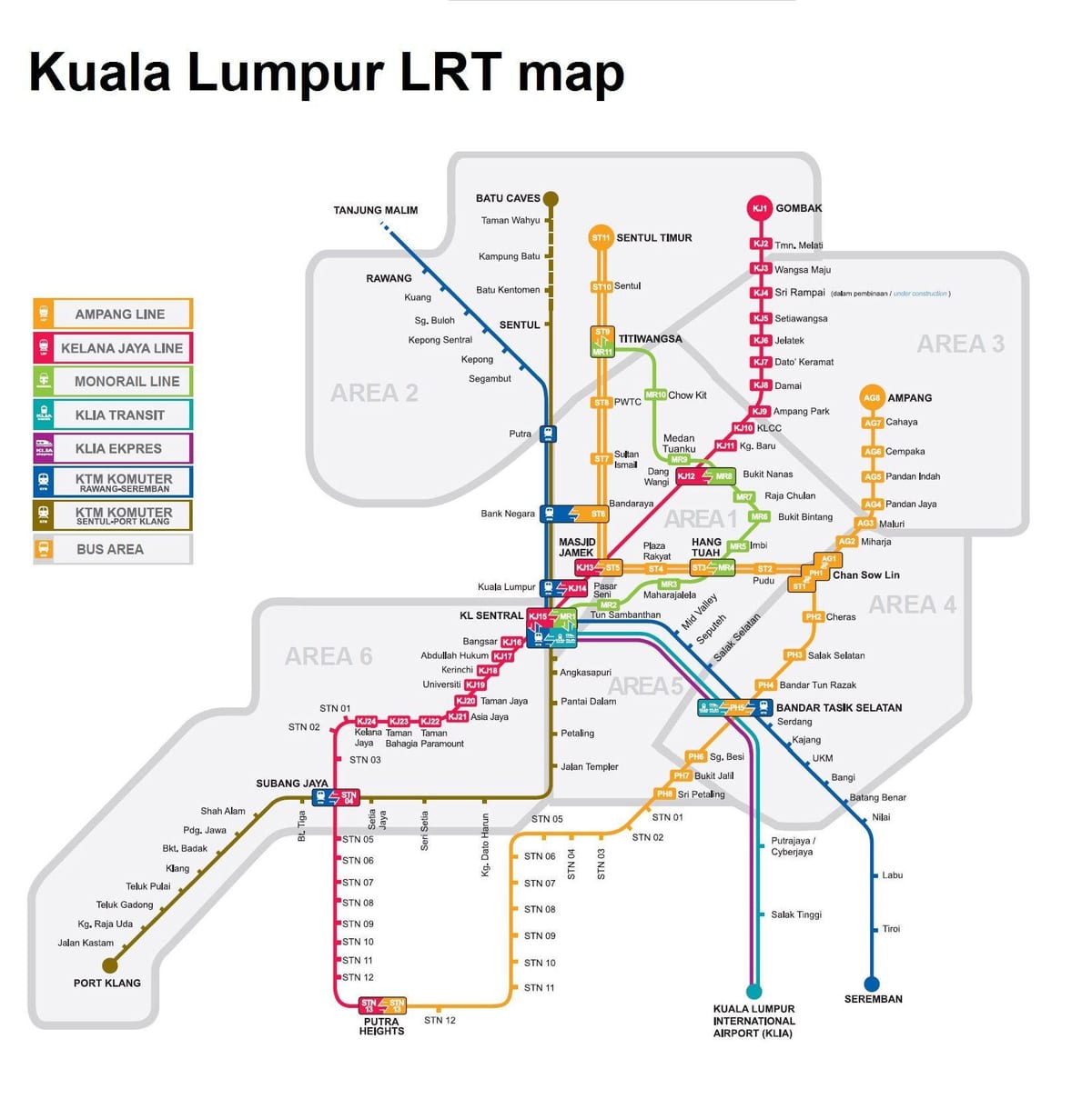 klセントlrt地図