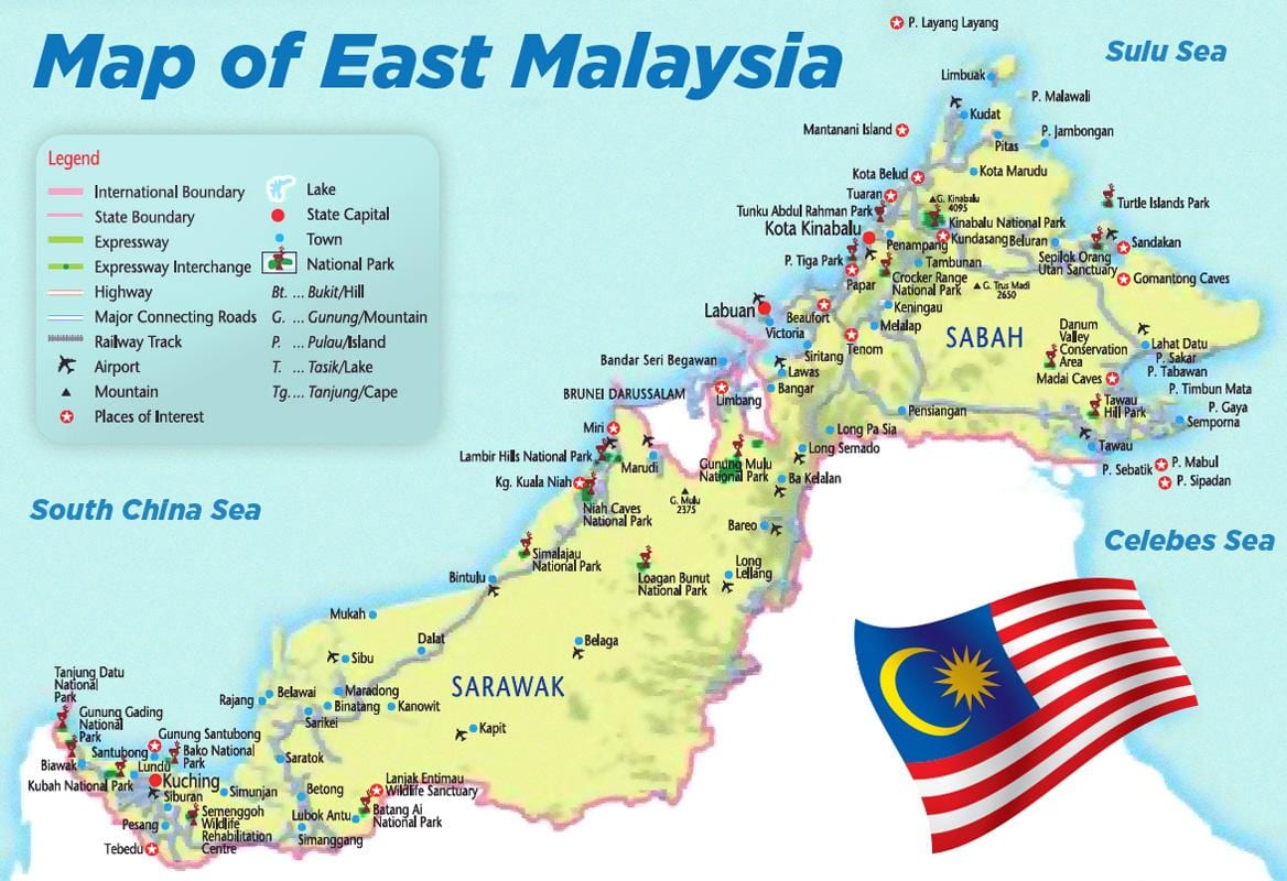 空港マレーシアでの地図