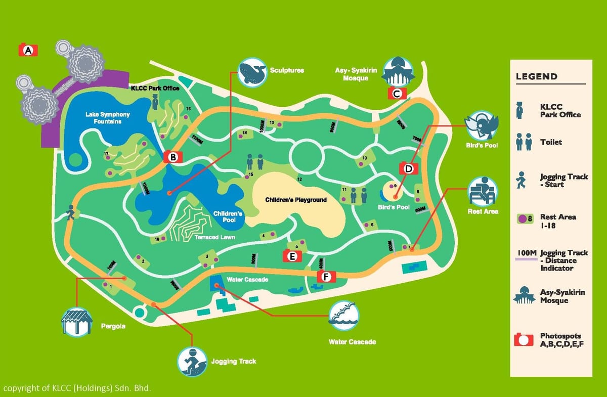地図のklccパーク