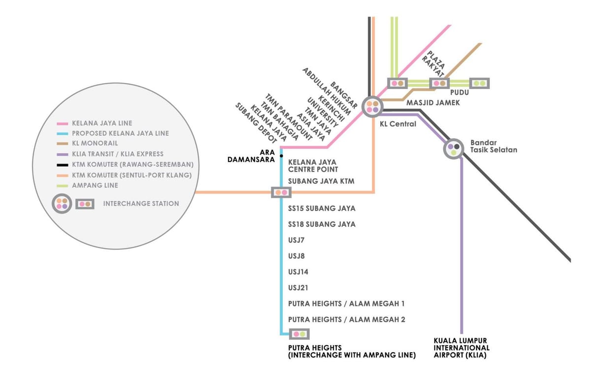 アンパンパークlrtの駅地図