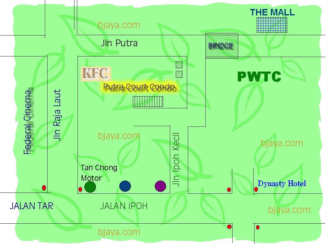 pwtcクアラルンプール地図