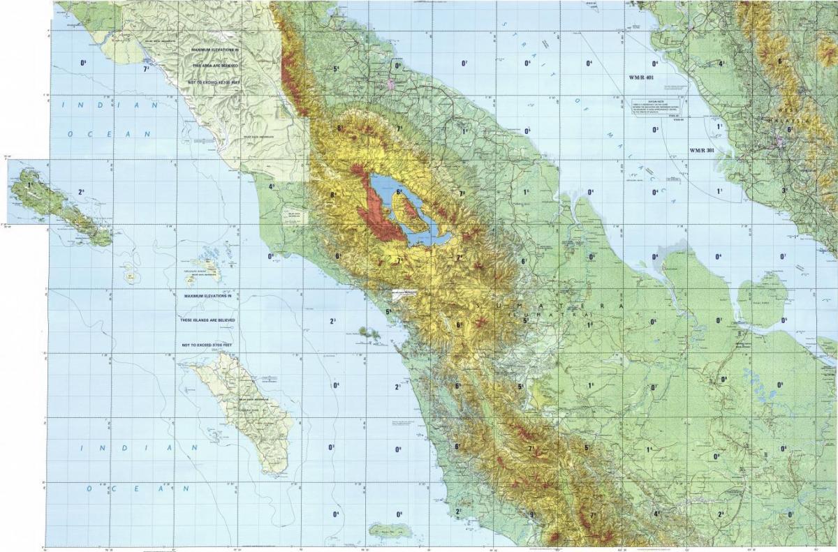 地図のクアラルンプール地形