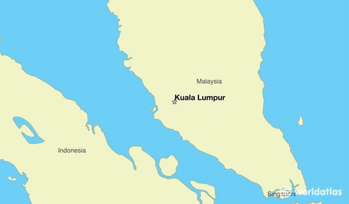 地図の資本金のマレーシア
