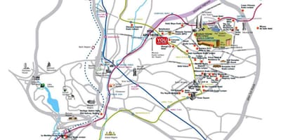 地図のシャングリラはクアラルンプール 