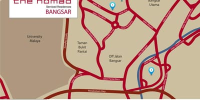 バングサンクアラルンプール地図