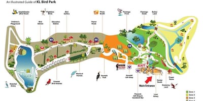 地図バードパーク