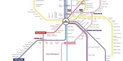 Kl電車路線図