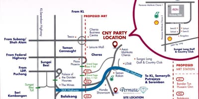 Cherasクアラルンプール地図