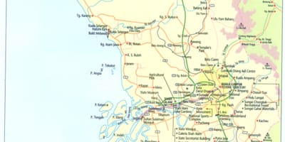 クアラルンプールselangor地図