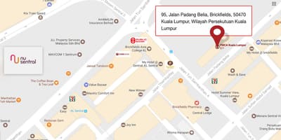 地図wilayah persekutuanクアラルンプール